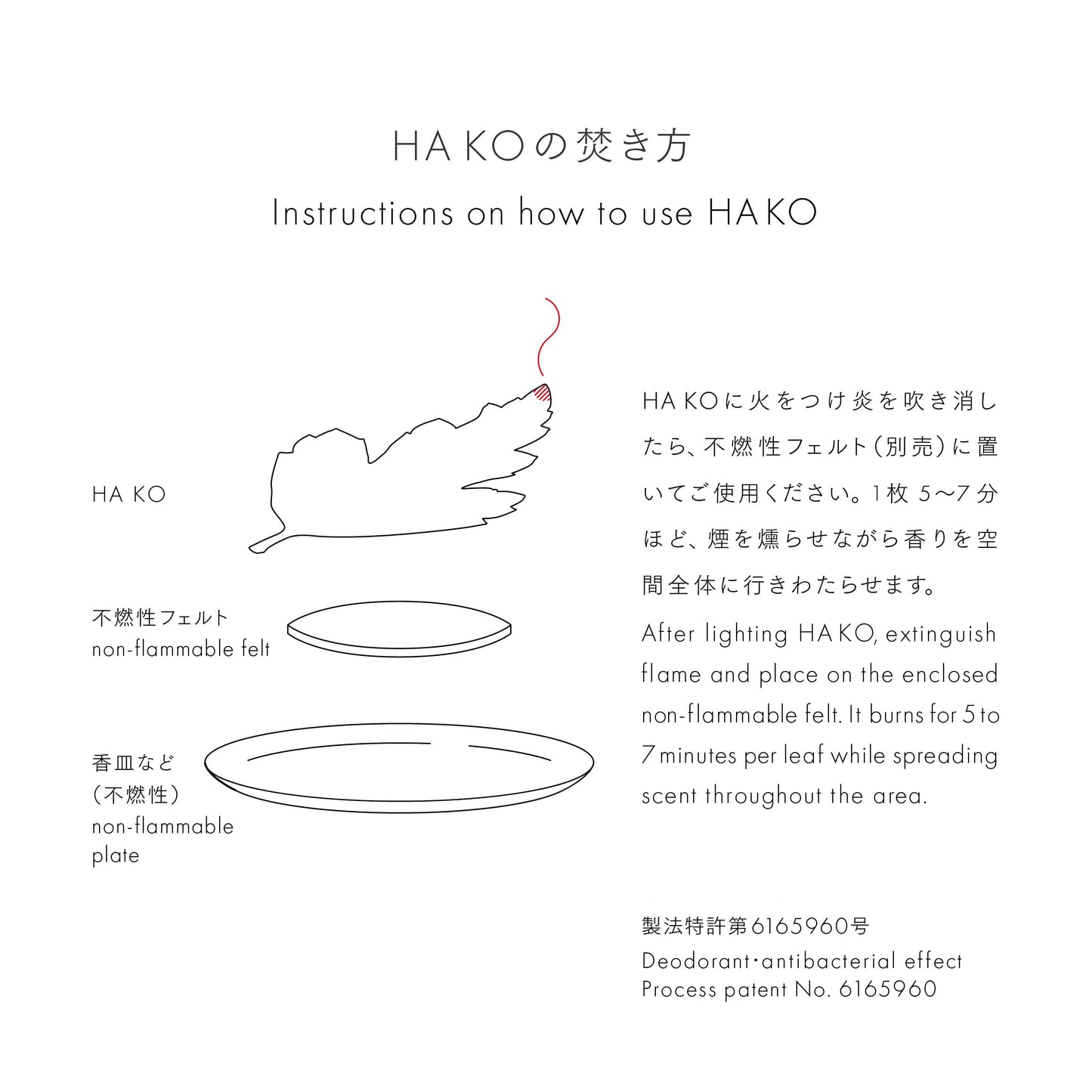 No.1 Relax, HA KO Black Paper Incense