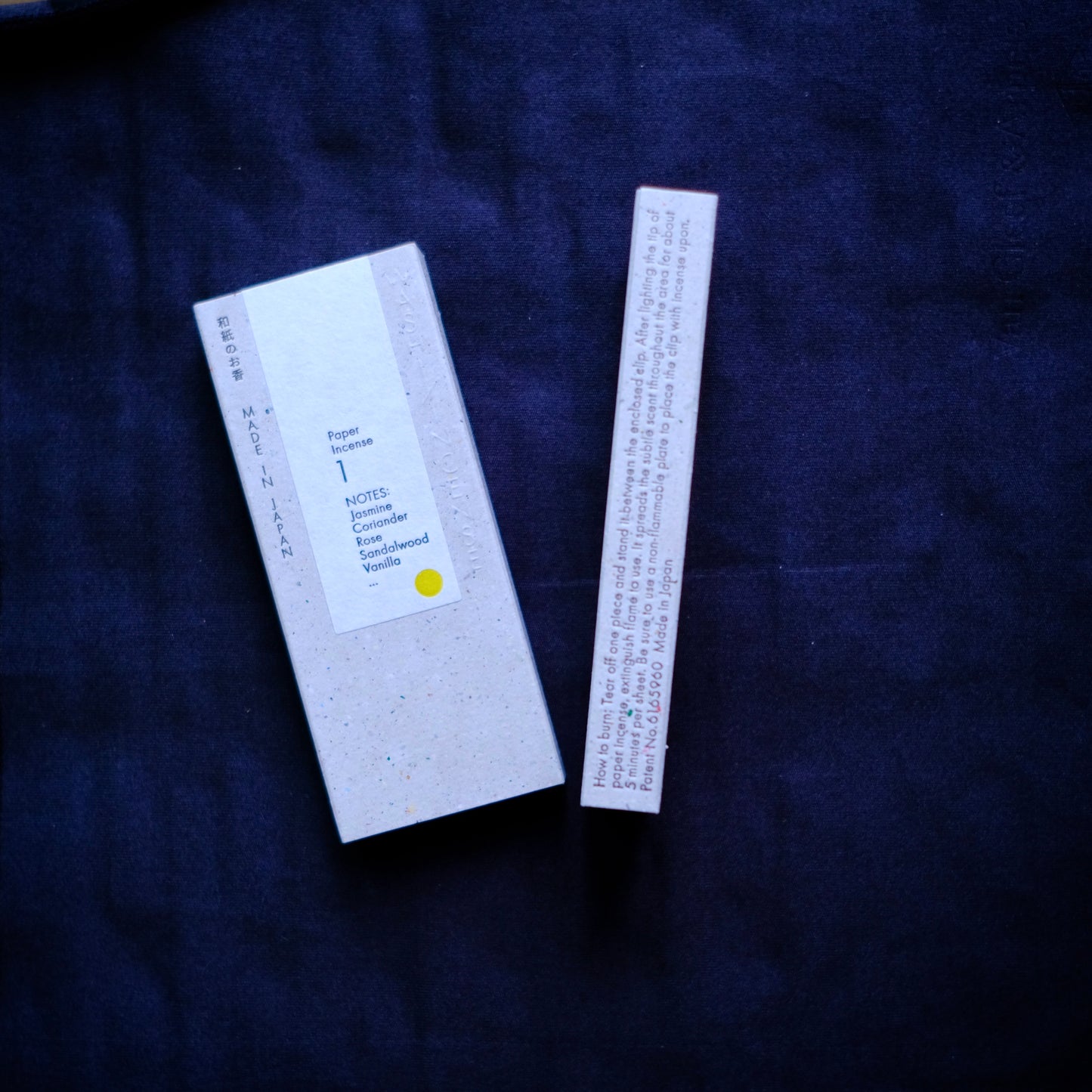#1 Floral Warmth, WASHI INCENSE | 和紙のお香