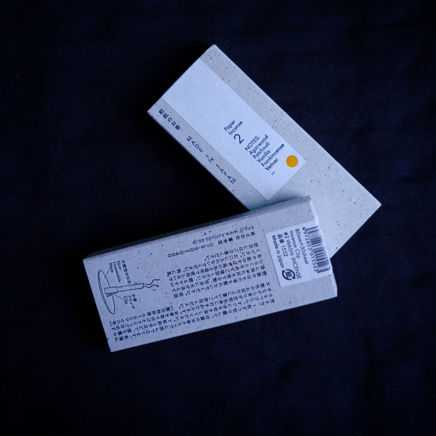 #2 Elegant Agarwood, WASHI INCENSE | 和紙のお香