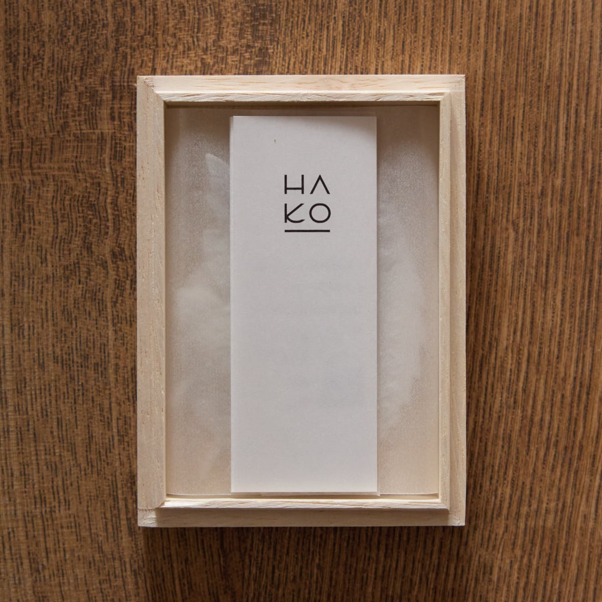 HA KO Wooden Box Set of 5