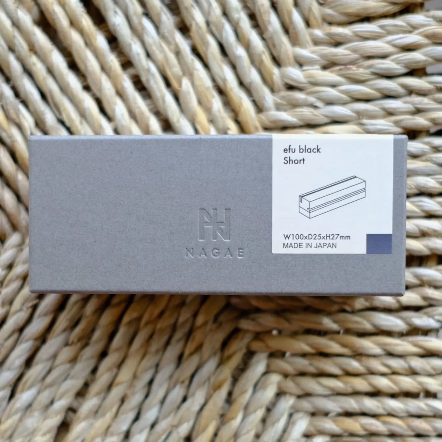 efu Short Incense Holder - Black
