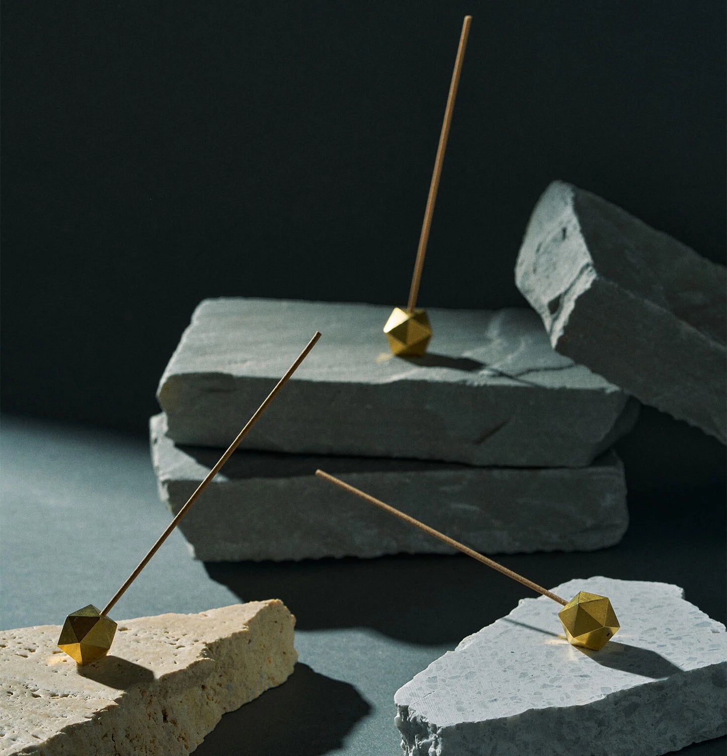 Poly Incense Holder - Brass