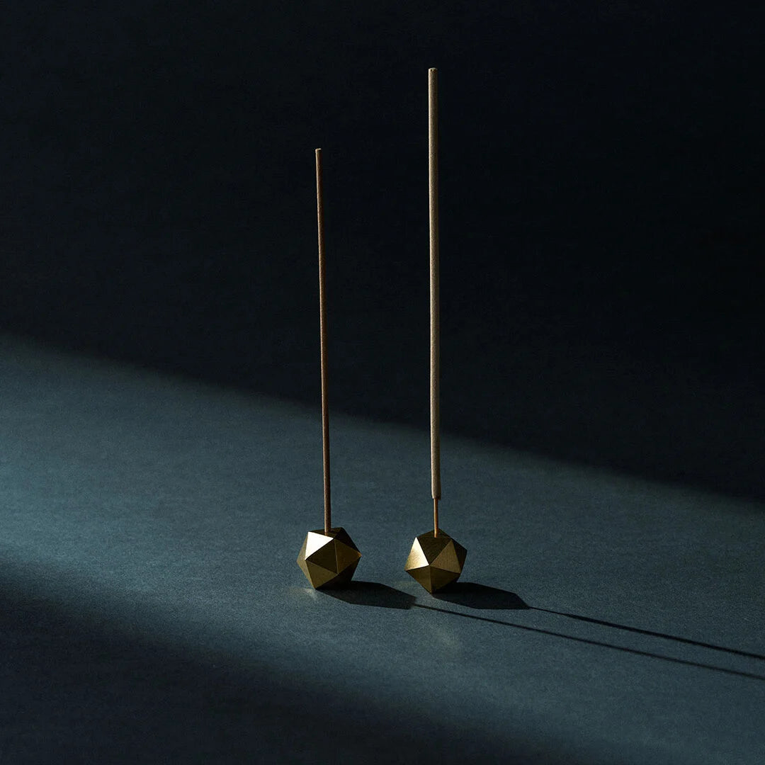 Poly Incense Holder - Brass