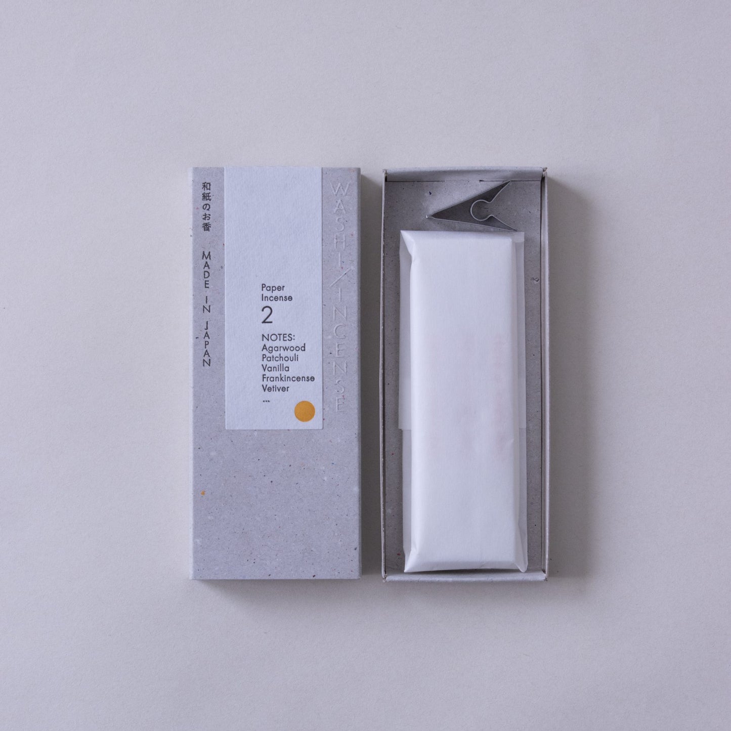 #2 Elegant Agarwood, WASHI INCENSE | 和紙のお香