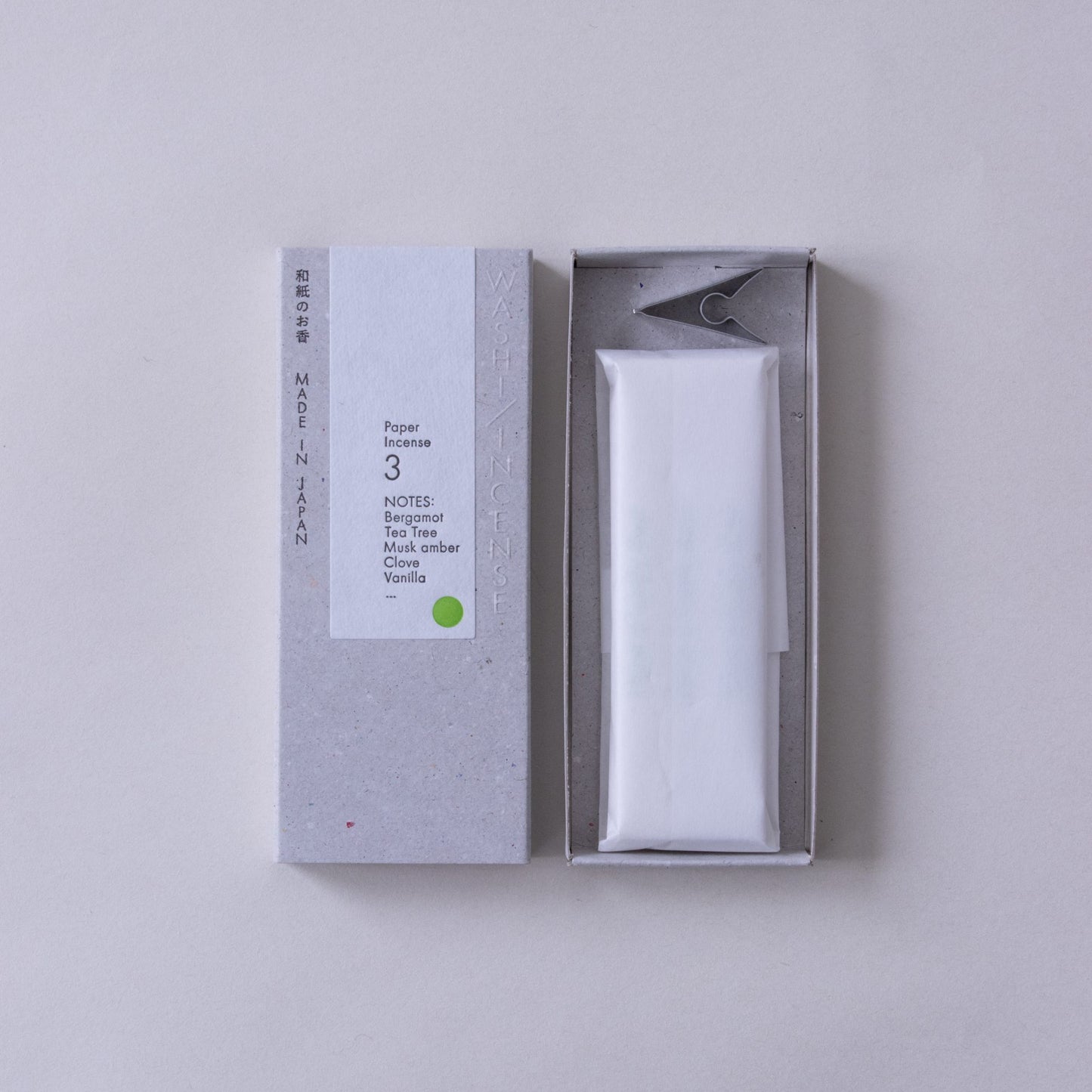 #3 Deep Citrus, WASHI INCENSE | 和紙のお香