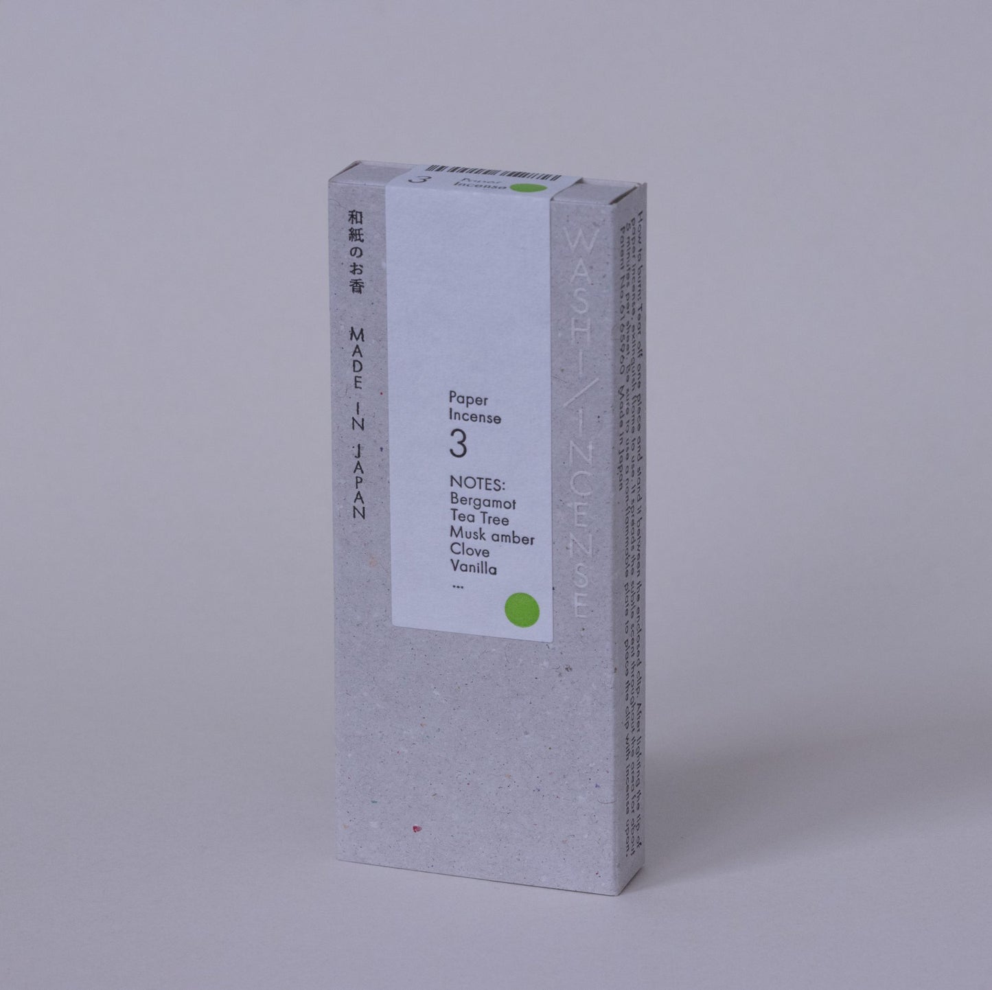 #3 Deep Citrus, WASHI INCENSE | 和紙のお香