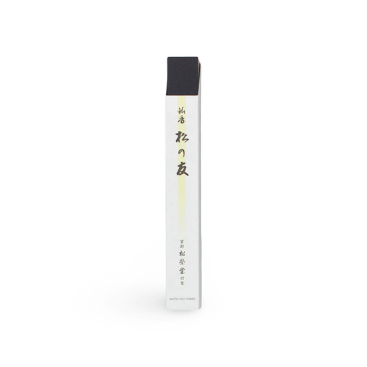 Shoyeido Matsu no Tomo Premium Incense package box on a transparent background