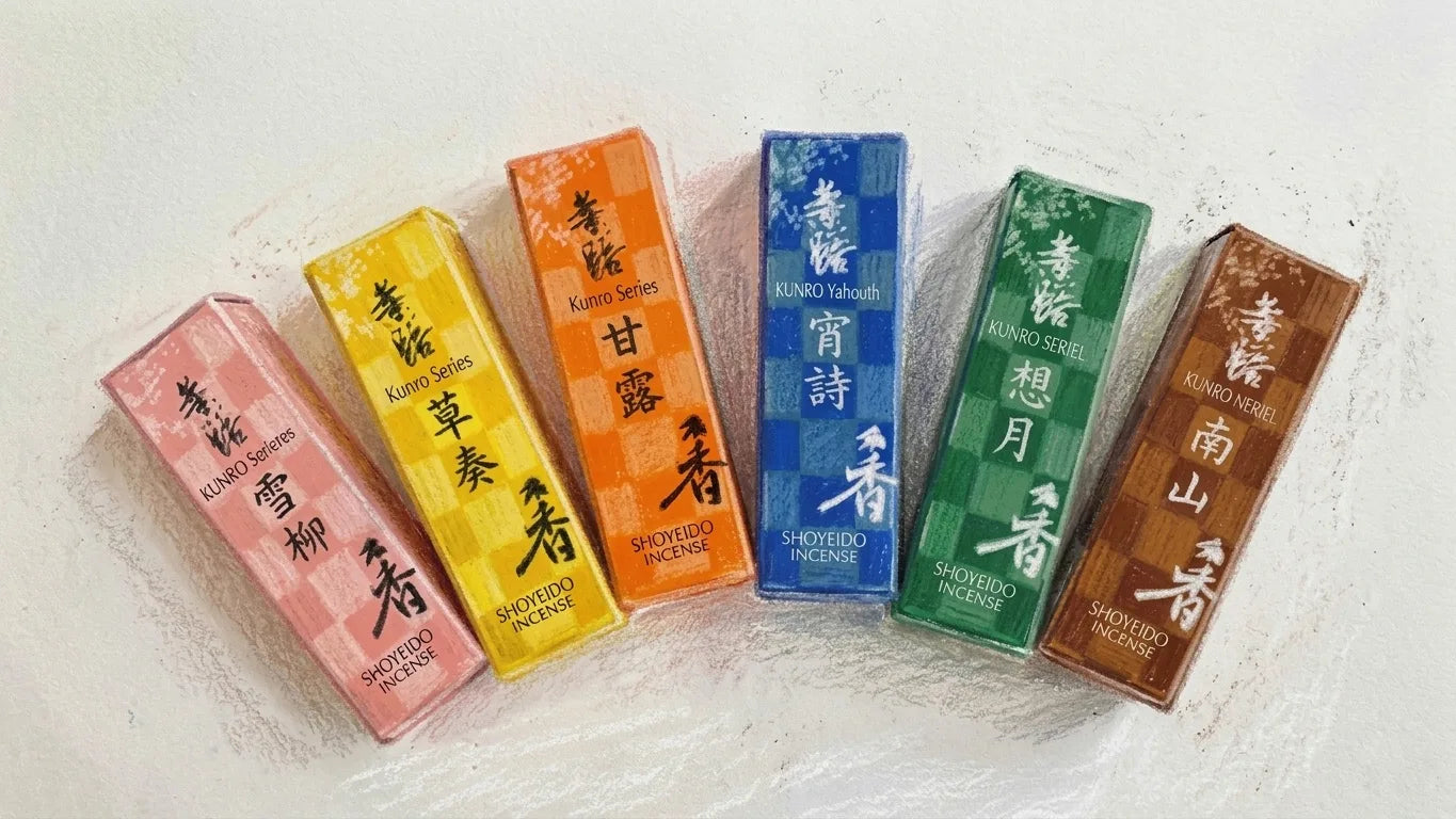 Incense Notes: Shoyeido Kunro (Fragrant Path) Series