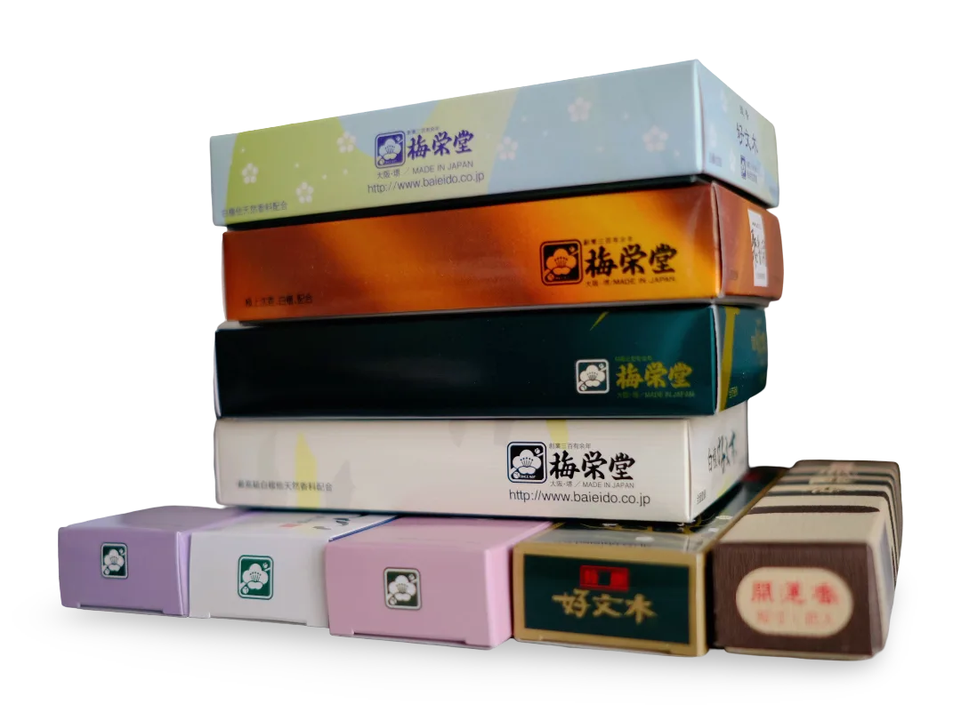 Baieido Incense Experience Pack – 9 Scent Sampler Tube