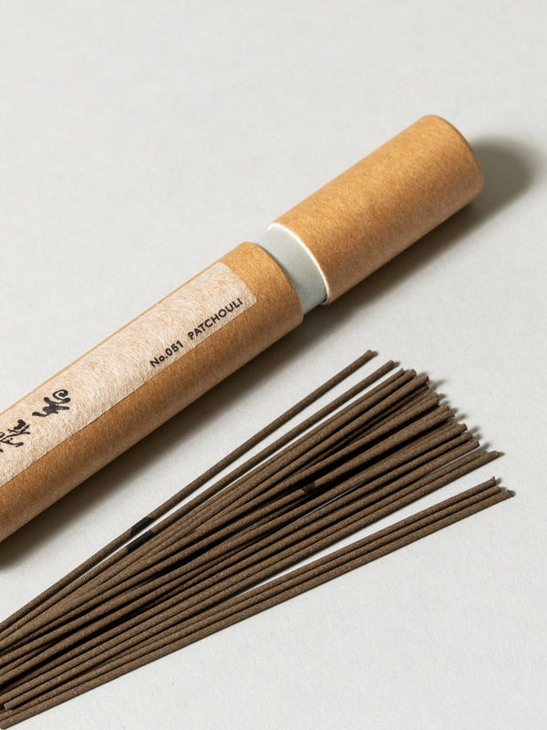 &Incense No.051 Patchouli (藿香) – Natural Wood Incense