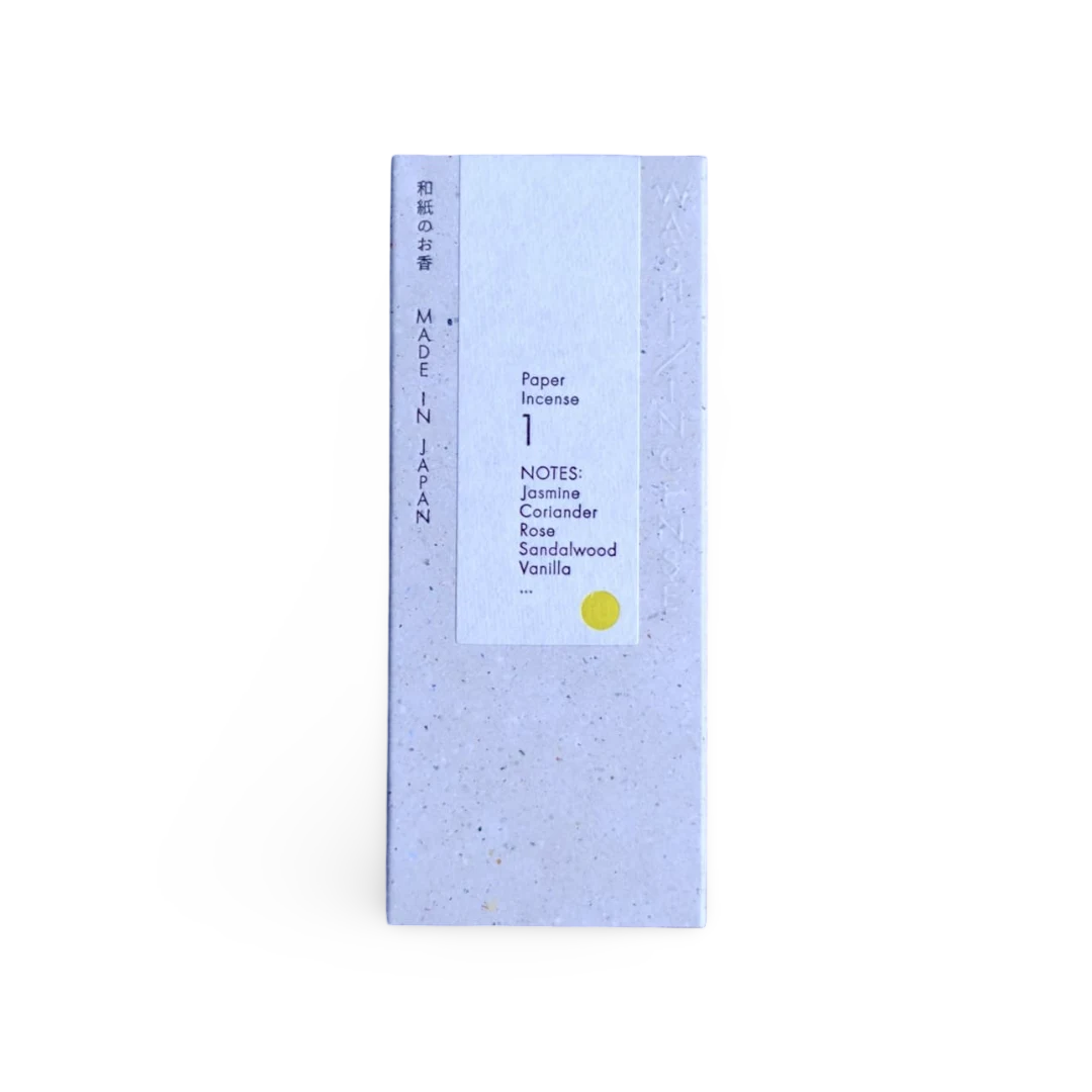 Washi Incense No.1 Floral Warmth (和紙のお香) – Paper Incense Strips