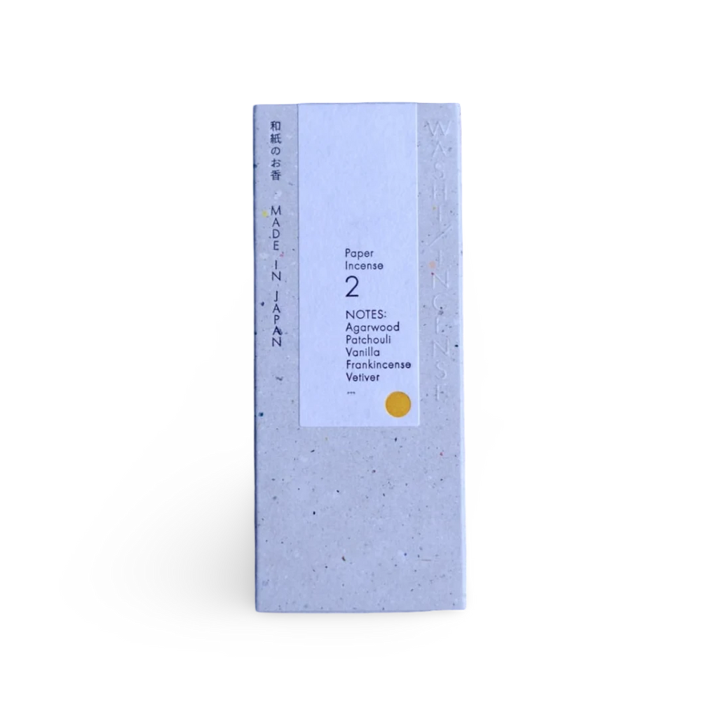 Washi Paper Incense – No.2 Elegant Agarwood