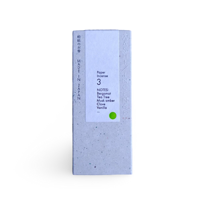 #3 Deep Citrus, WASHI INCENSE | 和紙のお香