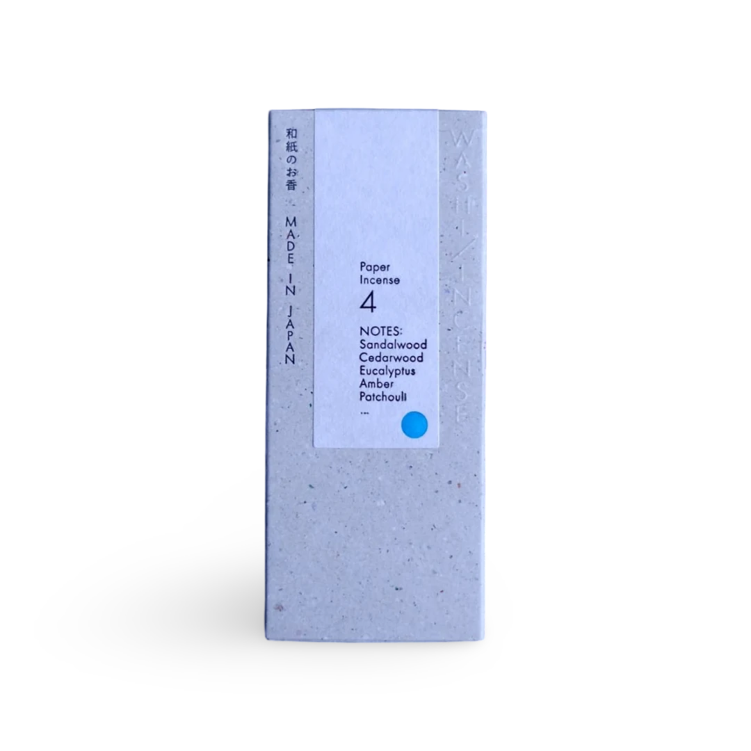 Washi Incense No.4 Mellow Grove (和紙のお香) – Paper Incense Strips
