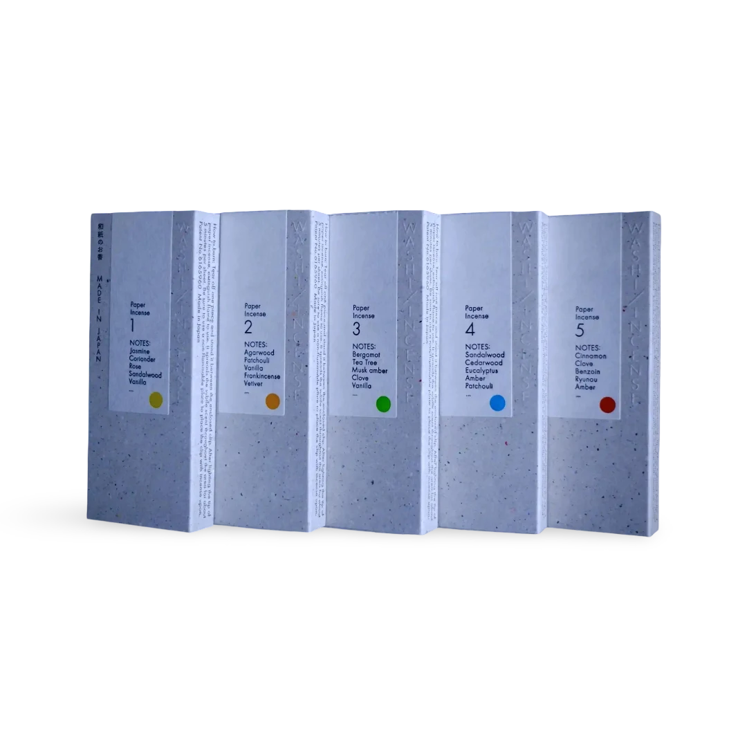 Washi Incense - All 5 Scents Discount Bundle (和紙のお香)