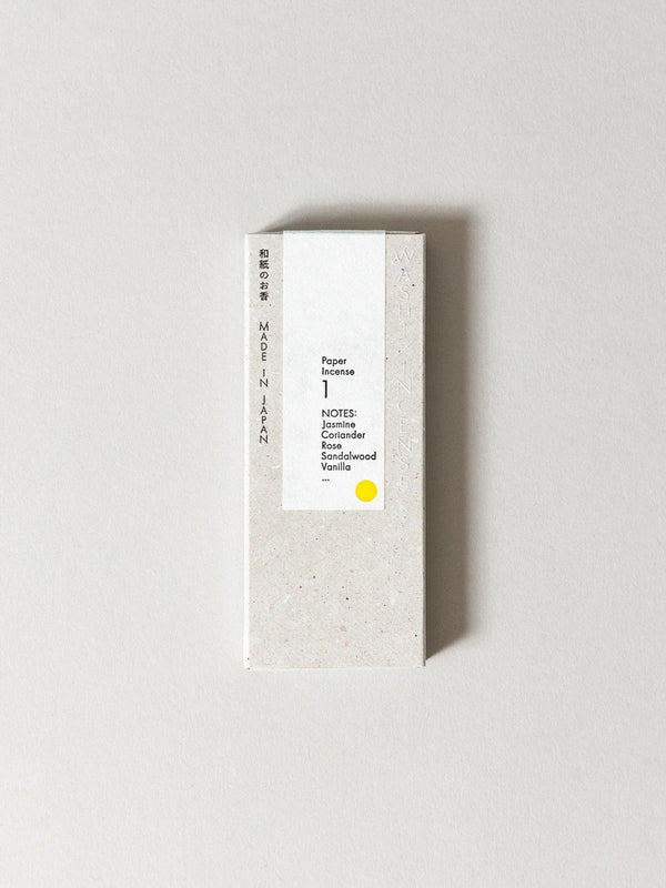 Washi Incense No.1 Floral Warmth (和紙のお香) – Paper Incense Strips