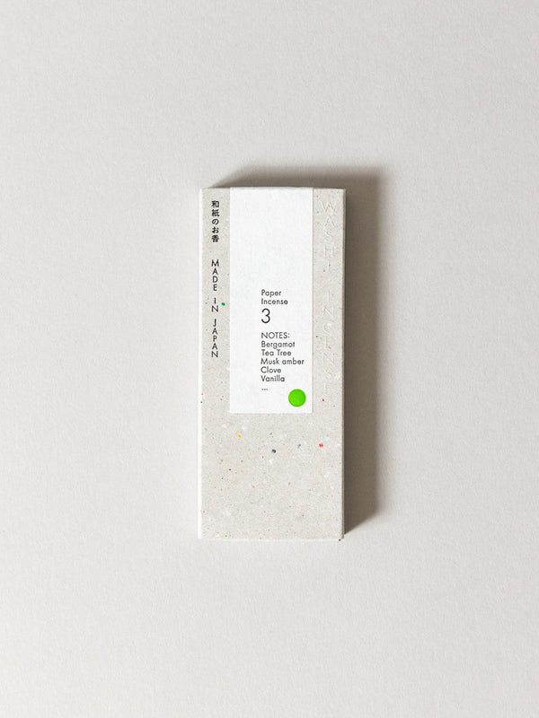 Washi Incense No.3 Deep Citrus (和紙のお香) – Paper Incense Strips
