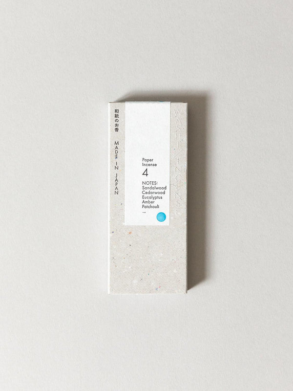 Washi Incense No.4 Mellow Grove (和紙のお香) – Paper Incense Strips