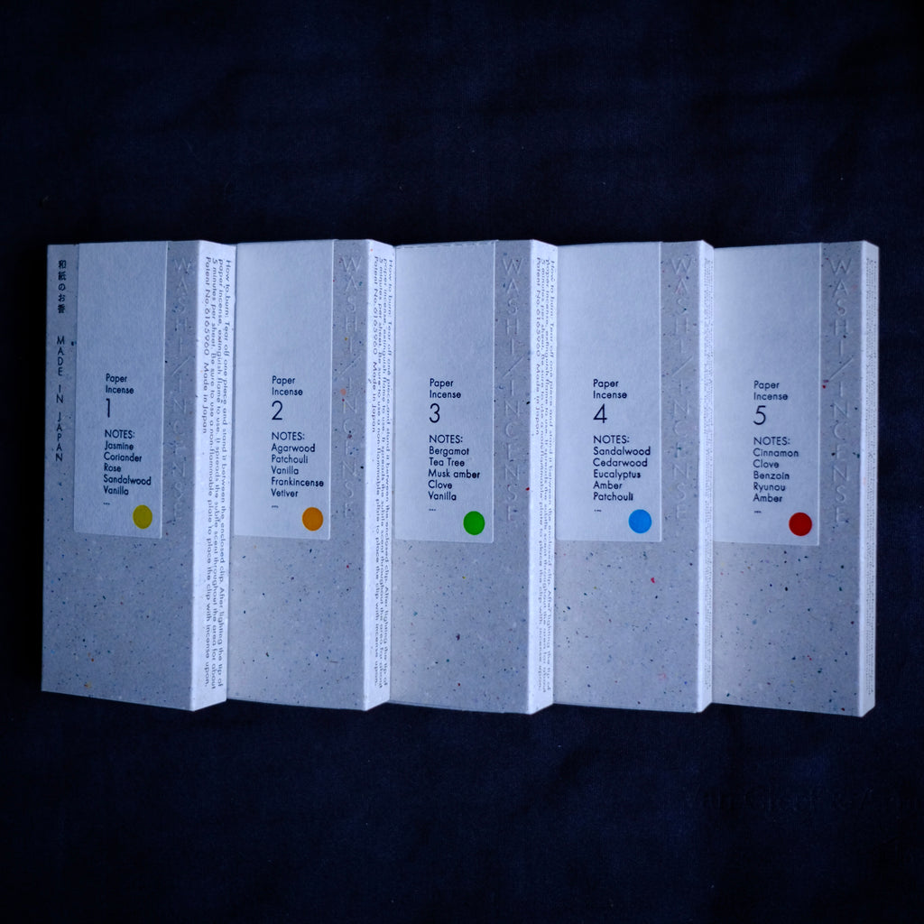 Washi Incense – No.5 Smoky Comfort (和紙のお香)