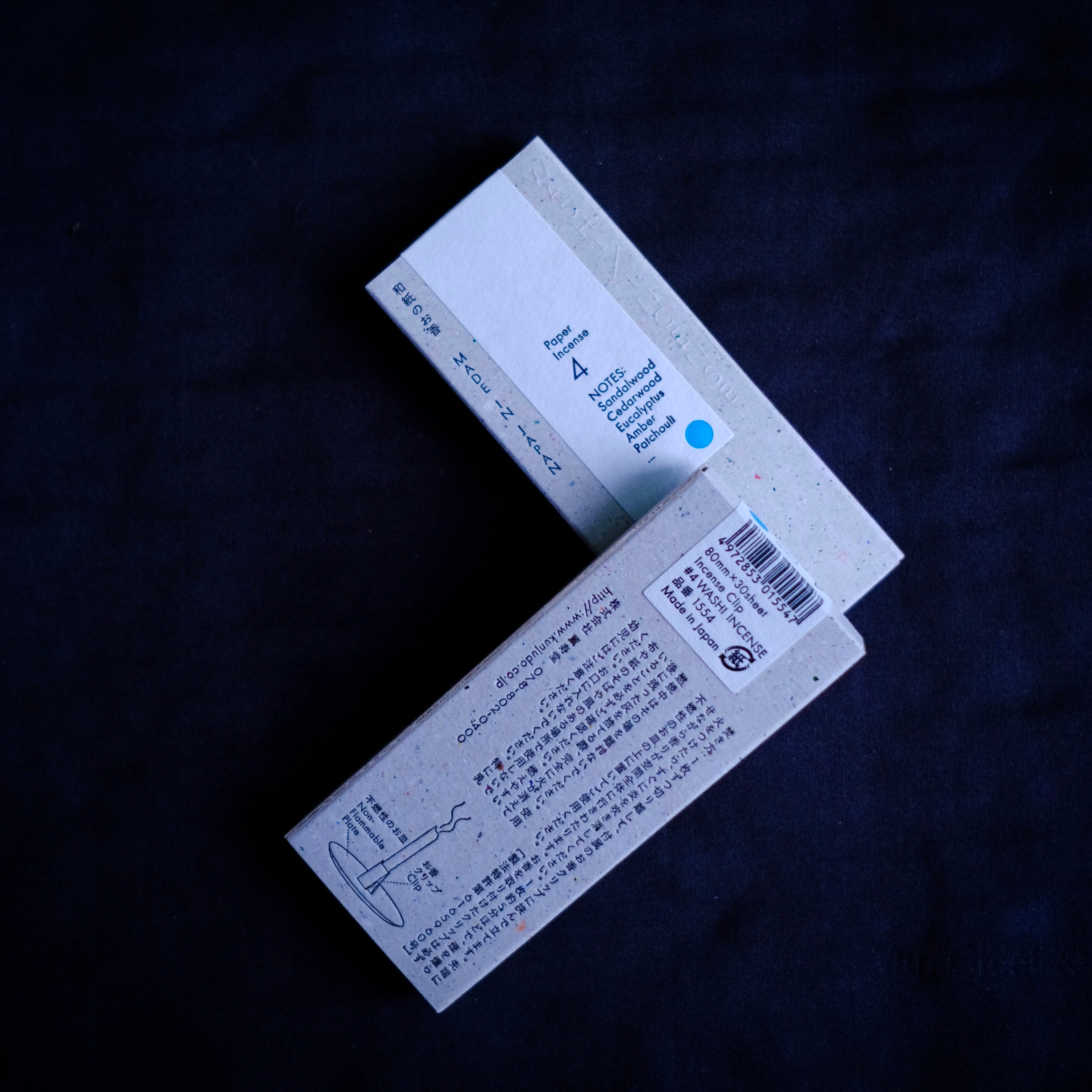 Washi Incense No.4 Mellow Grove (和紙のお香) – Paper Incense Strips