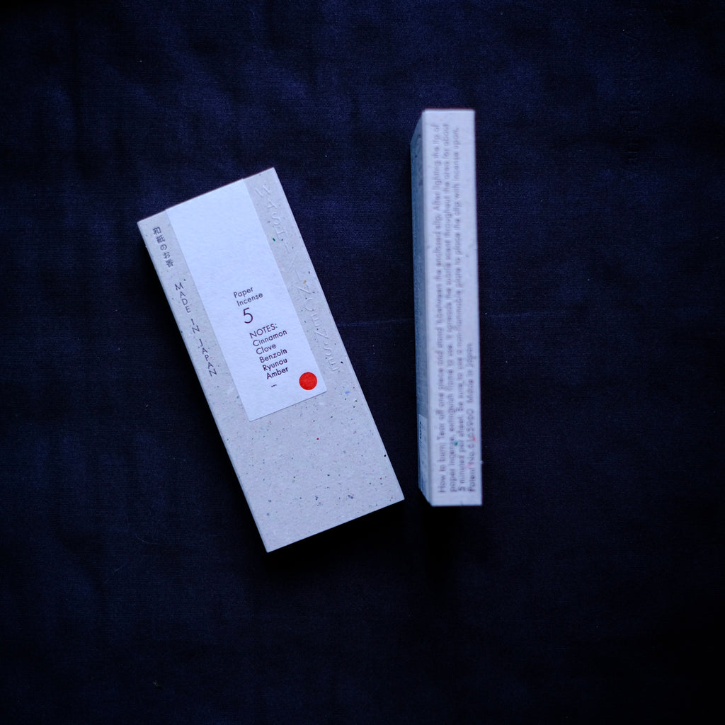 Washi Incense – No.5 Smoky Comfort (和紙のお香)