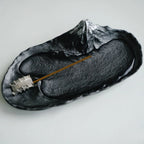 Sakasa Fuji (さかさ富士) – Mt. Fuji Incense Holder & Water Mirror (Black)
