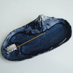 Sakasa Fuji (さかさ富士) – Mt. Fuji Incense Holder & Water Mirror (Blue)