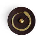 Enso (円相) – Zen Circle Brass & Steel Incense Holder