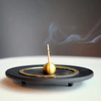 Enso (円相) – Zen Circle Brass & Steel Incense Holder