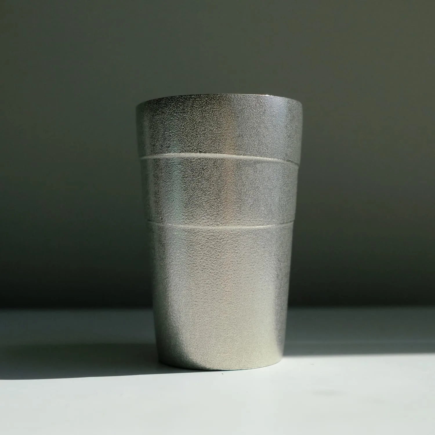 Shizunami (静波) – Handcrafted Pure Tin Beer Tumbler