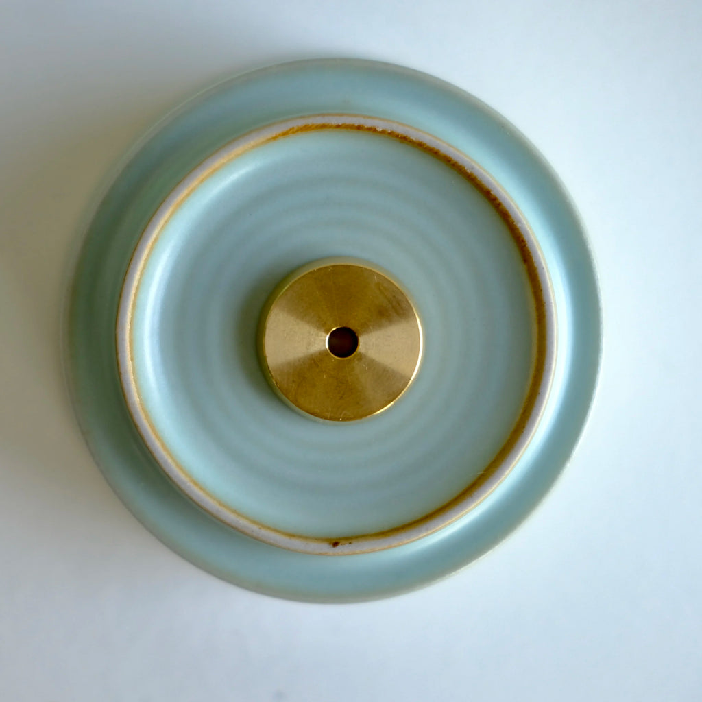 Minimalist Brass Incense Holder