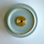 Minimalist Brass Incense Holder – Polished Solid Brass