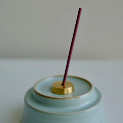 Minimalistic Brass Incense Holder
