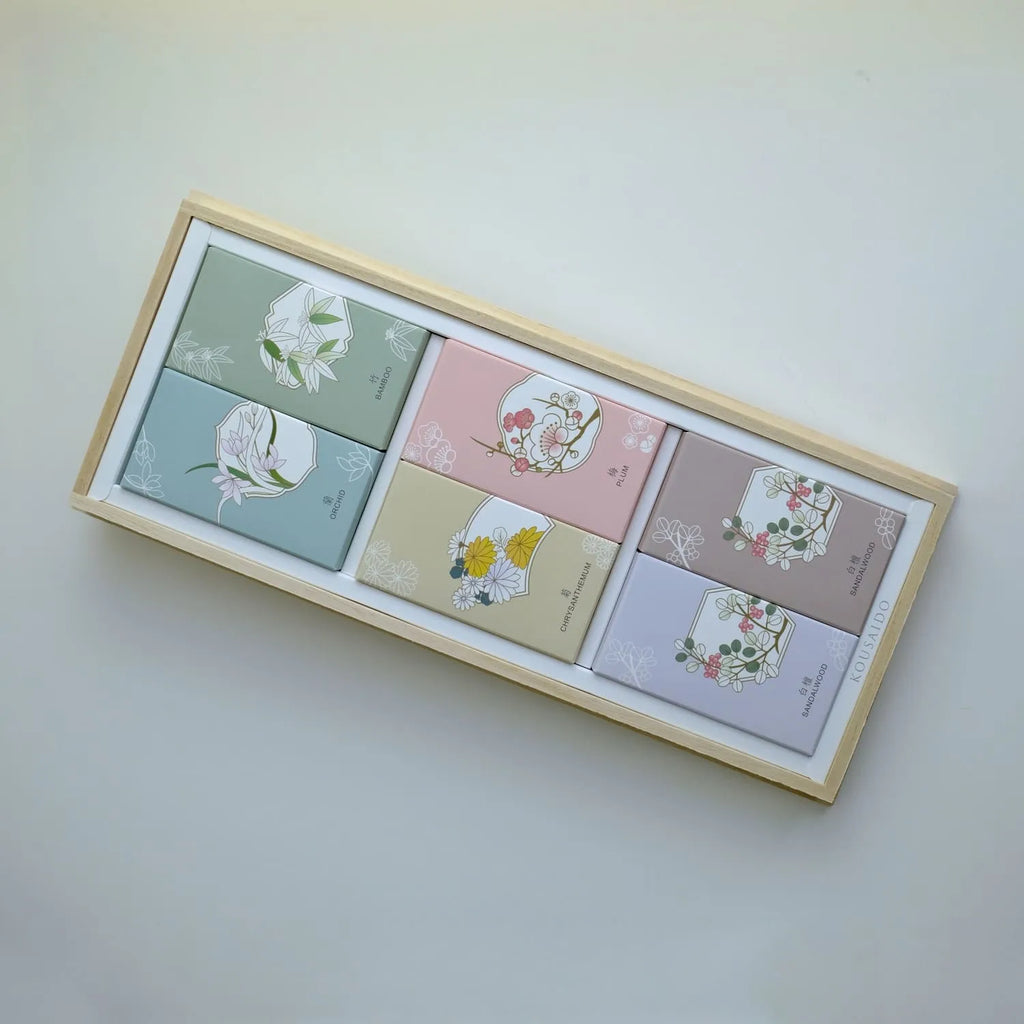 Shikunshi (四君子) – Four Gentlemen Incense Gift Set (5 Scents)
