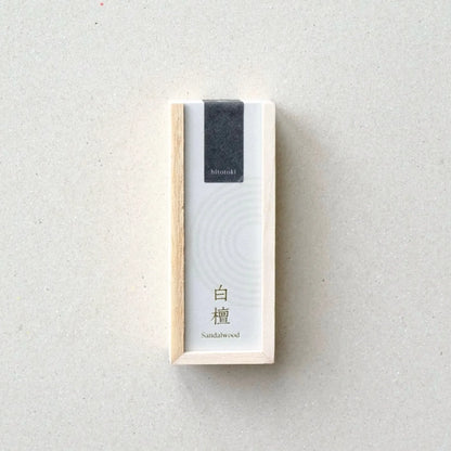Hitotoki Sandalwood Incense, tokoku | 灯刻