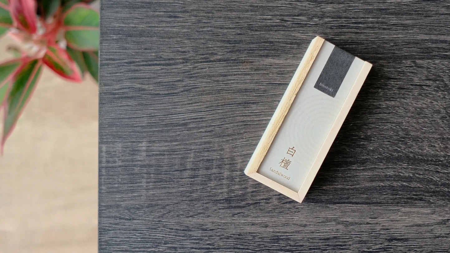 Hitotoki Sandalwood Incense, tokoku | 灯刻