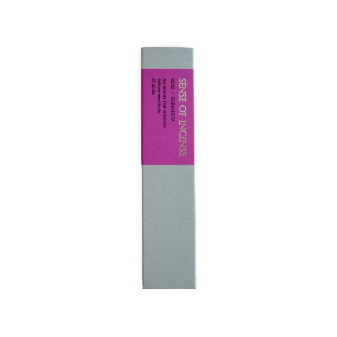 Rose Geranium, SENSE OF INCENSE