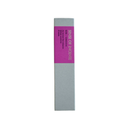 Rose Geranium, SENSE OF INCENSE