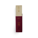 Maroon and beige incense packaging with text on a white background