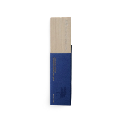 Blue and beige incense box with 'Kousaido' branding on a white background