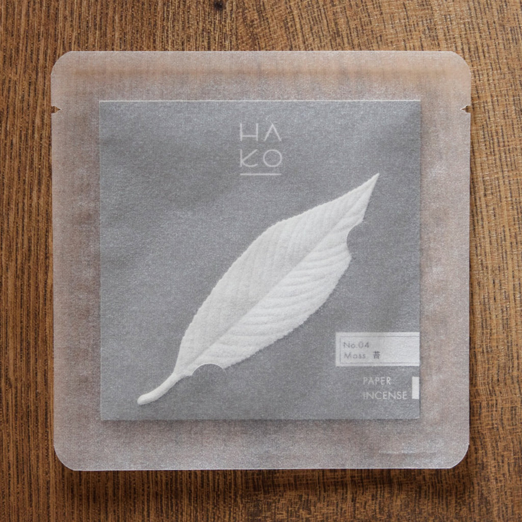 HA KO Paper Incense – No.4 Moss