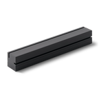 efu – Minimalist Black Brass Incense Holder (Long)