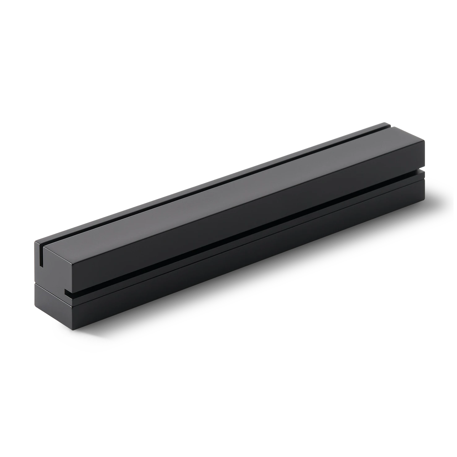 efu – Minimalist Black Brass Incense Holder (Long)