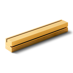 efu – Minimalist Brass Incense Holder (Long)