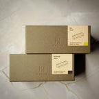 efu  – Minimalist Black Brass Incense Holder (Short)