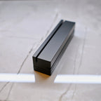 efu  – Minimalist Black Brass Incense Holder (Short)