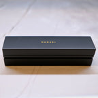 efu – Minimalist Black Brass Incense Holder (Long)