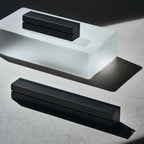 efu – Minimalist Black Brass Incense Holder (Long)