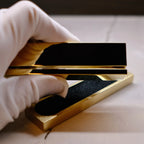 efu  – Minimalist Brass Incense Holder (Short)