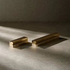 efu – Minimalist Brass Incense Holder (Long)